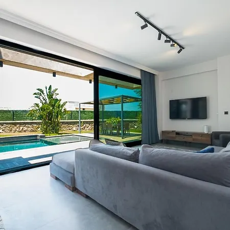 Brakte With Private Pool In Guemuesluek Вилла Бодрум